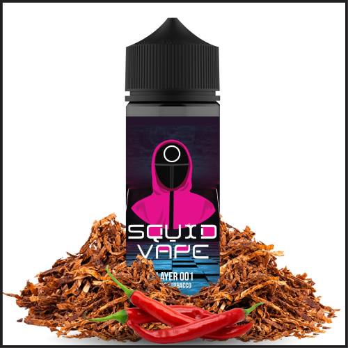 SQUID VAPE SHOT 120ML - Spiced Tobacco (001)